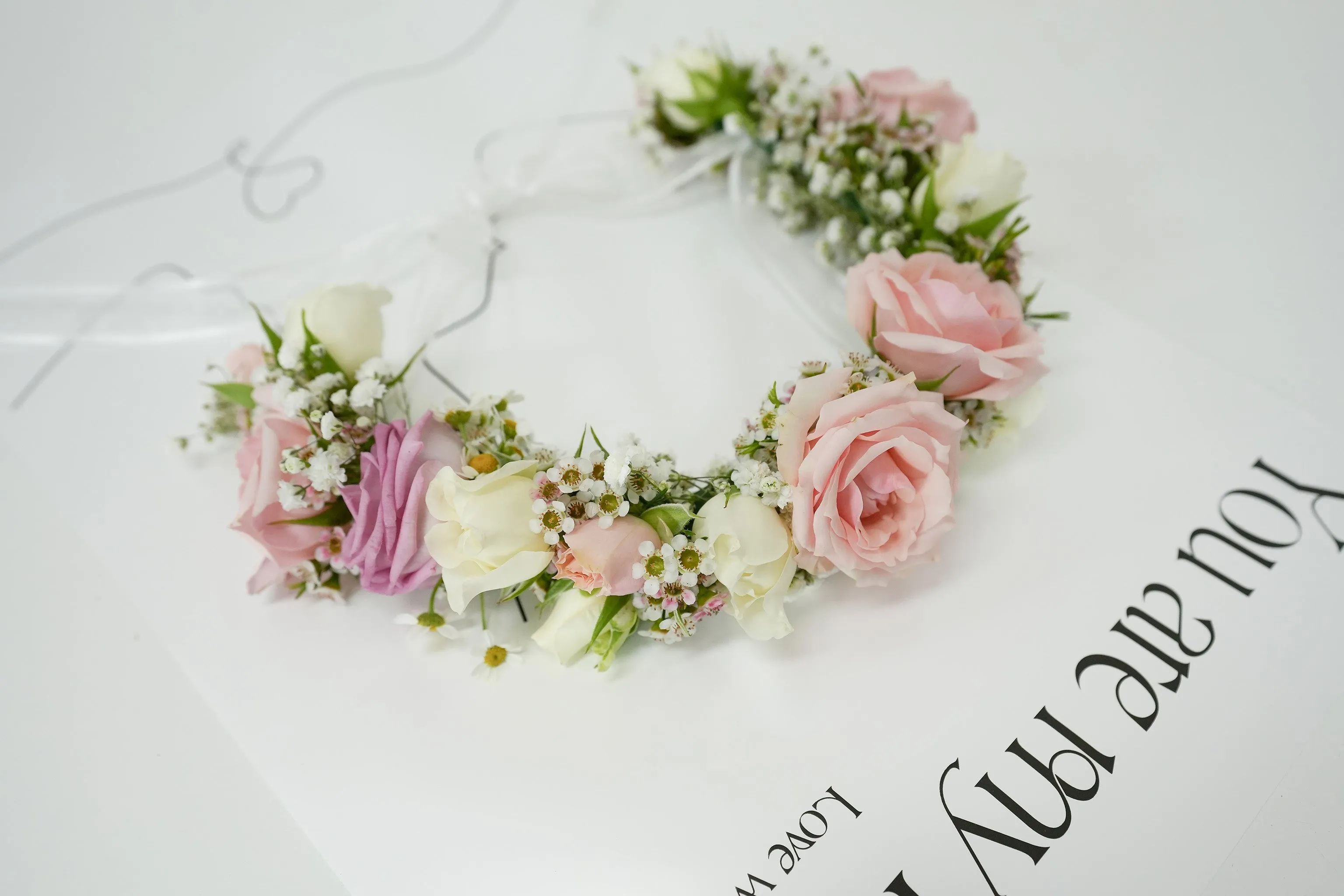 Pink Rose Hair Adorment