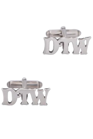 Pinto Ranch Sterling Silver Initial Cufflinks