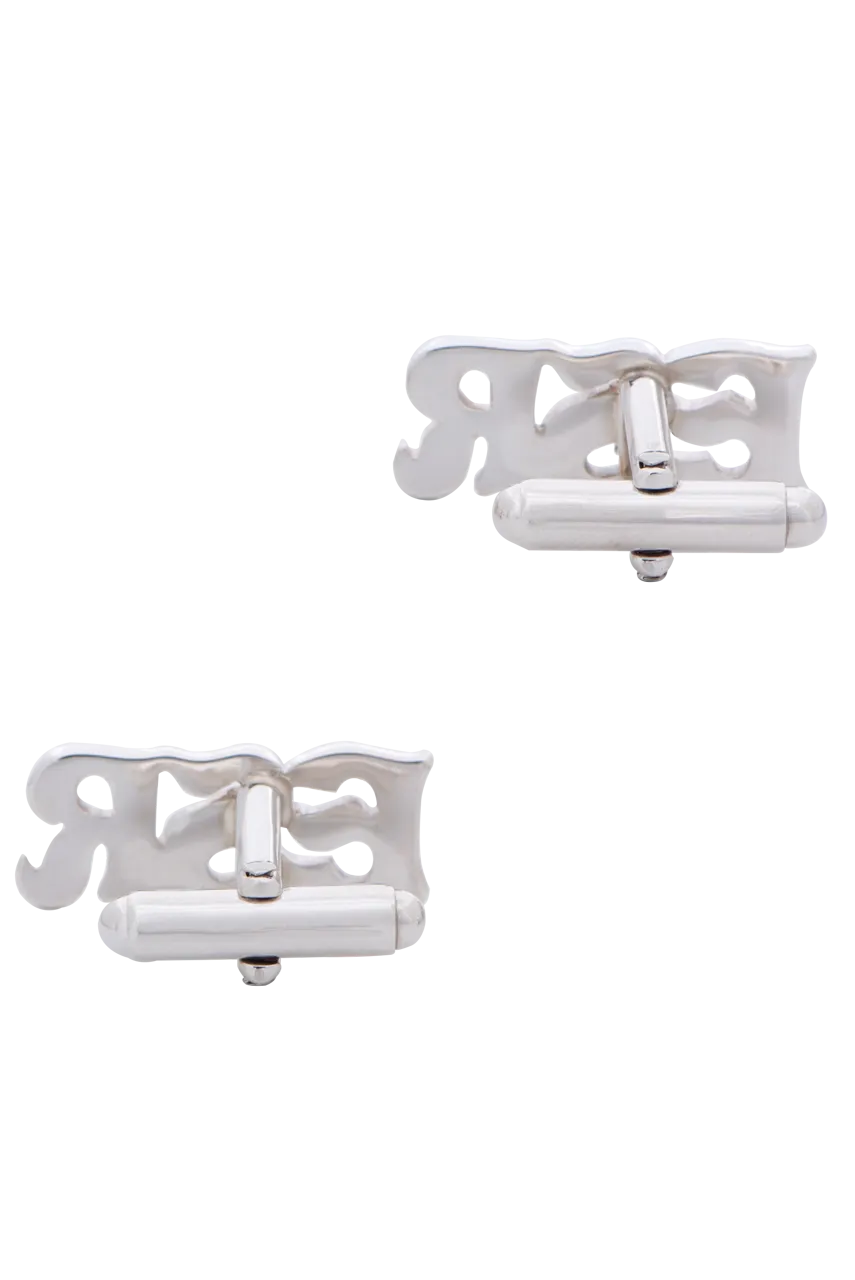 Pinto Ranch Sterling Silver Initial Cufflinks