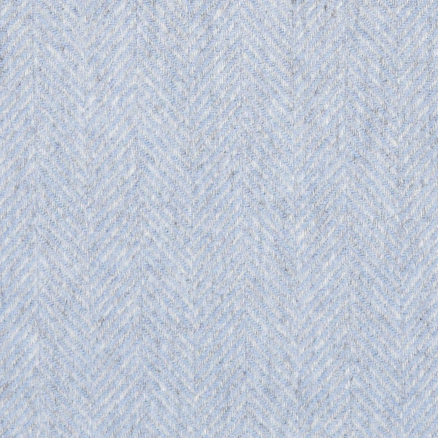 POWDER BLUE FRINGED SCARF