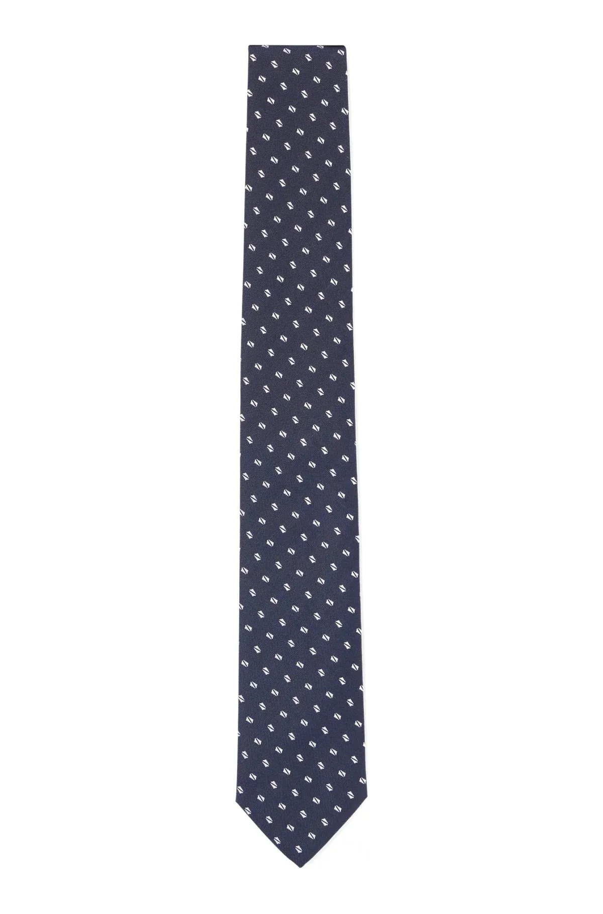 Pure Silk Tie with Jacquard Woven Pattern 50491152