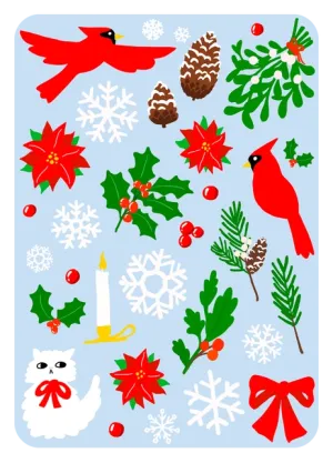 Pure Winter Moods Iron On Sheet Set