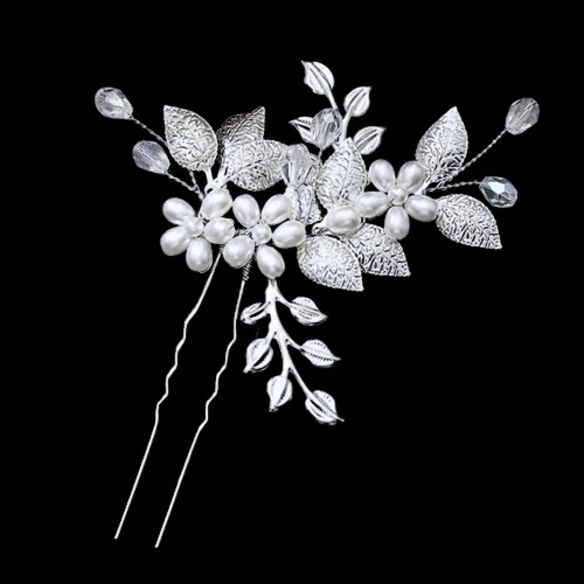 "Halle" - Pearls Bridal Hair Pin