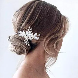 "Halle" - Pearls Bridal Hair Pin