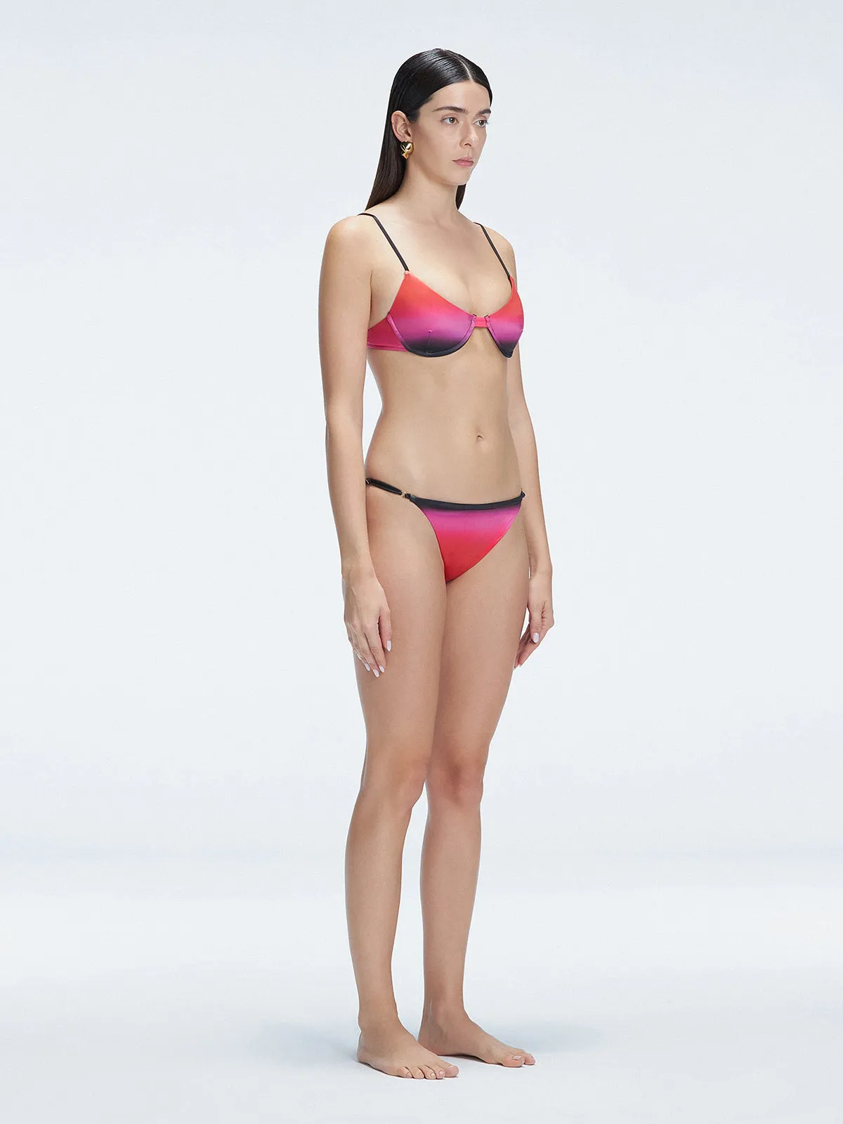 Rory Pink Optical Bikini Set