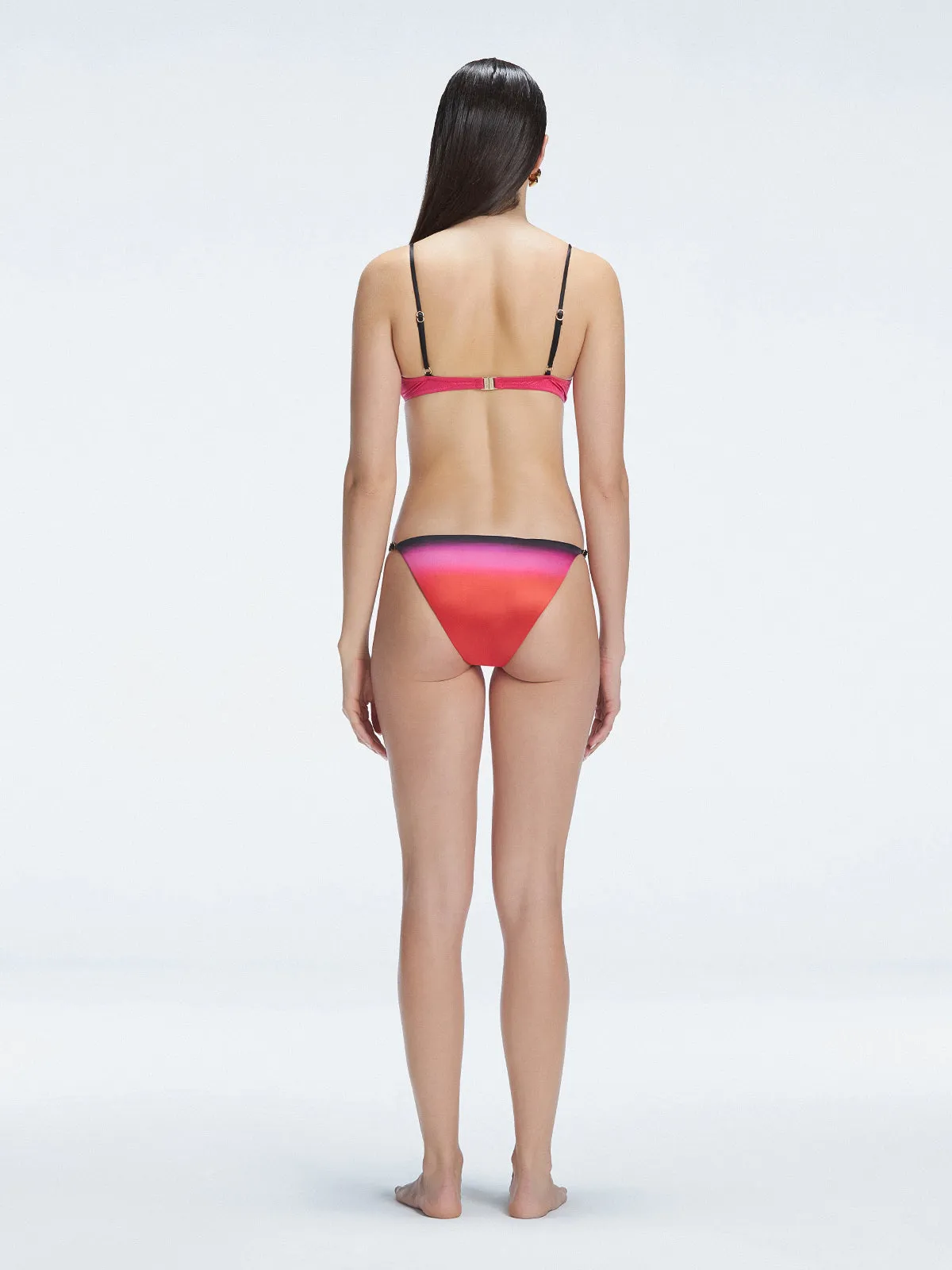 Rory Pink Optical Bikini Set
