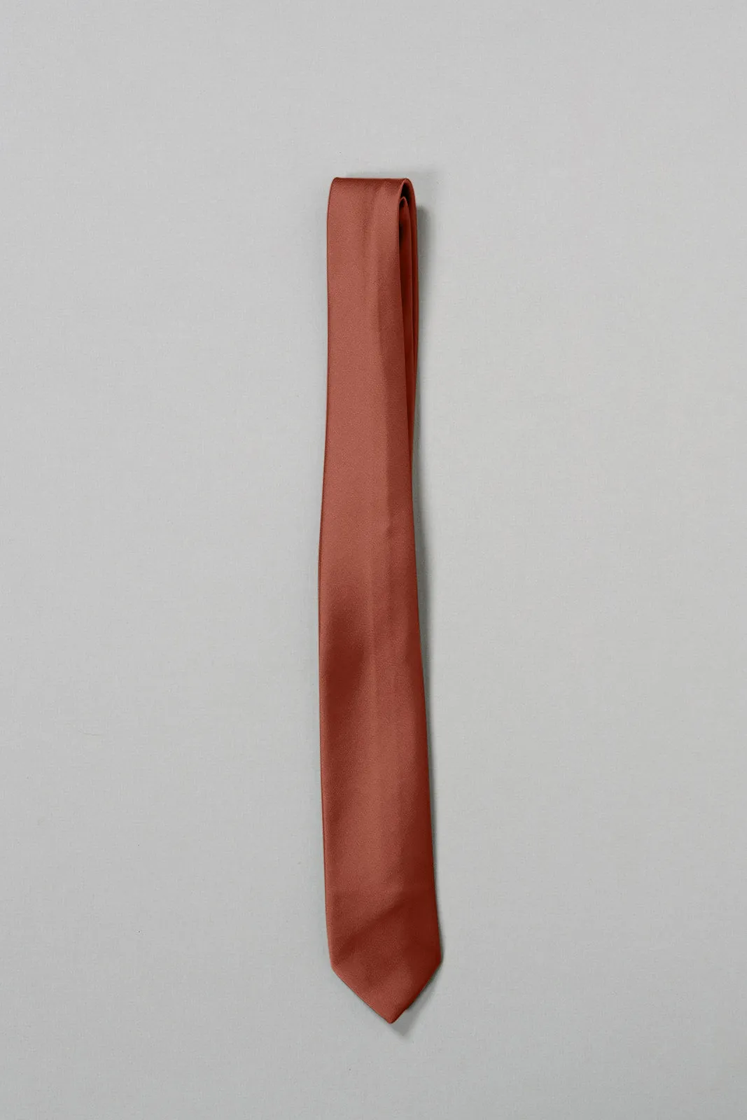 Satin Tie | Ready To Ship | Cinnamon Rose
