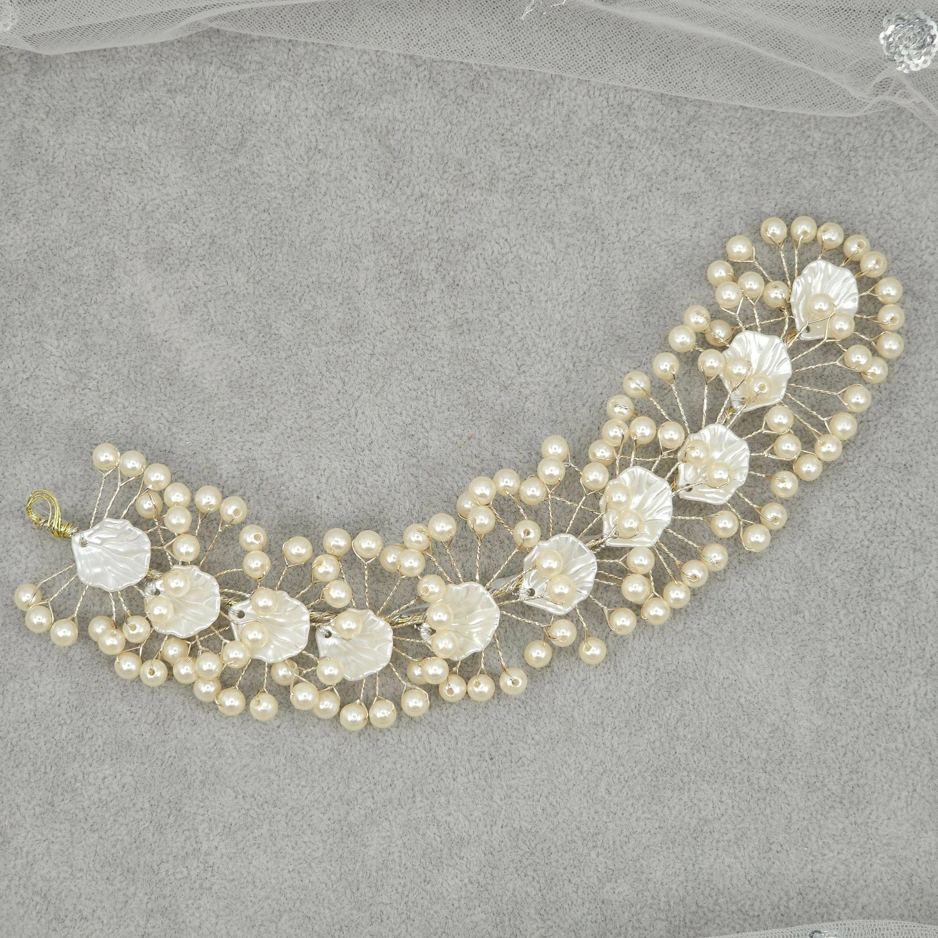 Simona Bridal Hairvine Headpiece