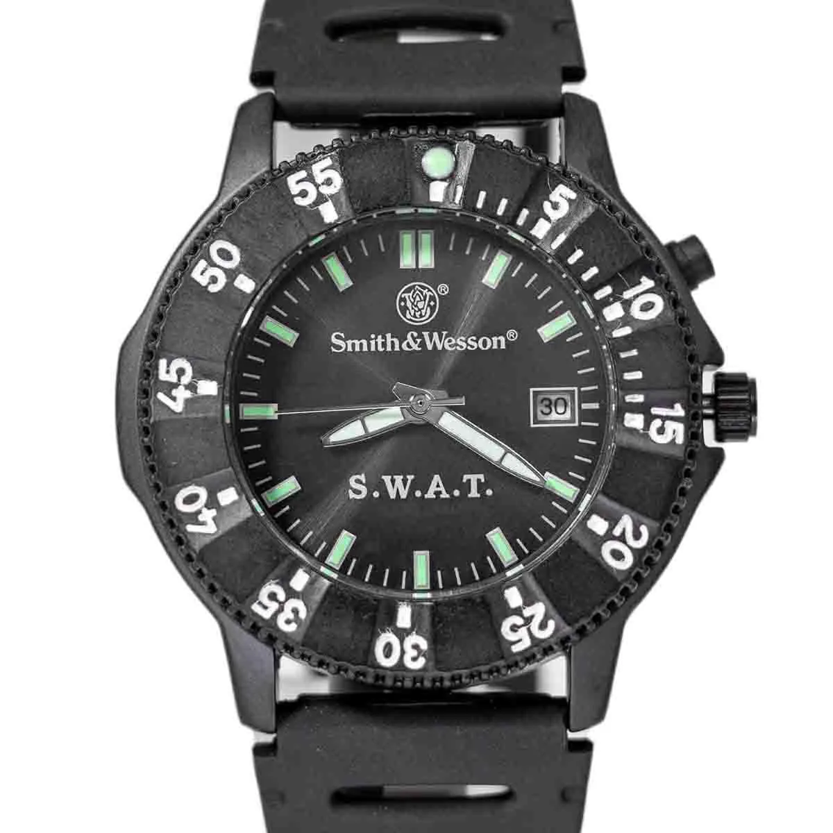 Smith & Wesson SWAT Watch w/ Rubber Wristband