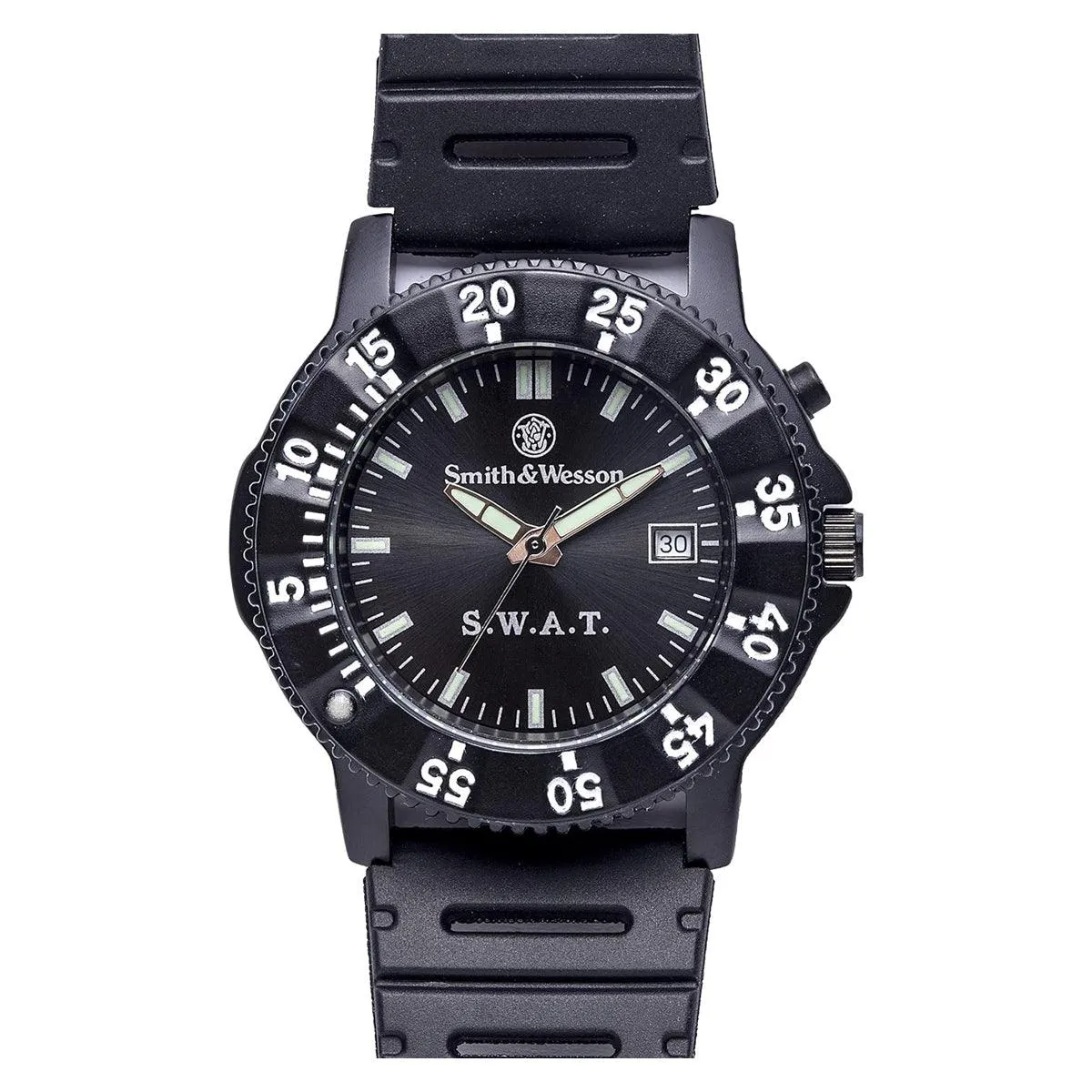 Smith & Wesson SWAT Watch w/ Rubber Wristband