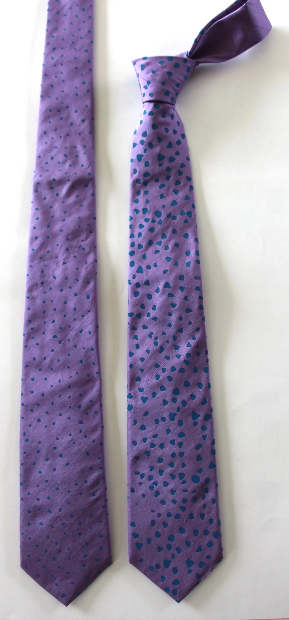Snow - Lilac and blue