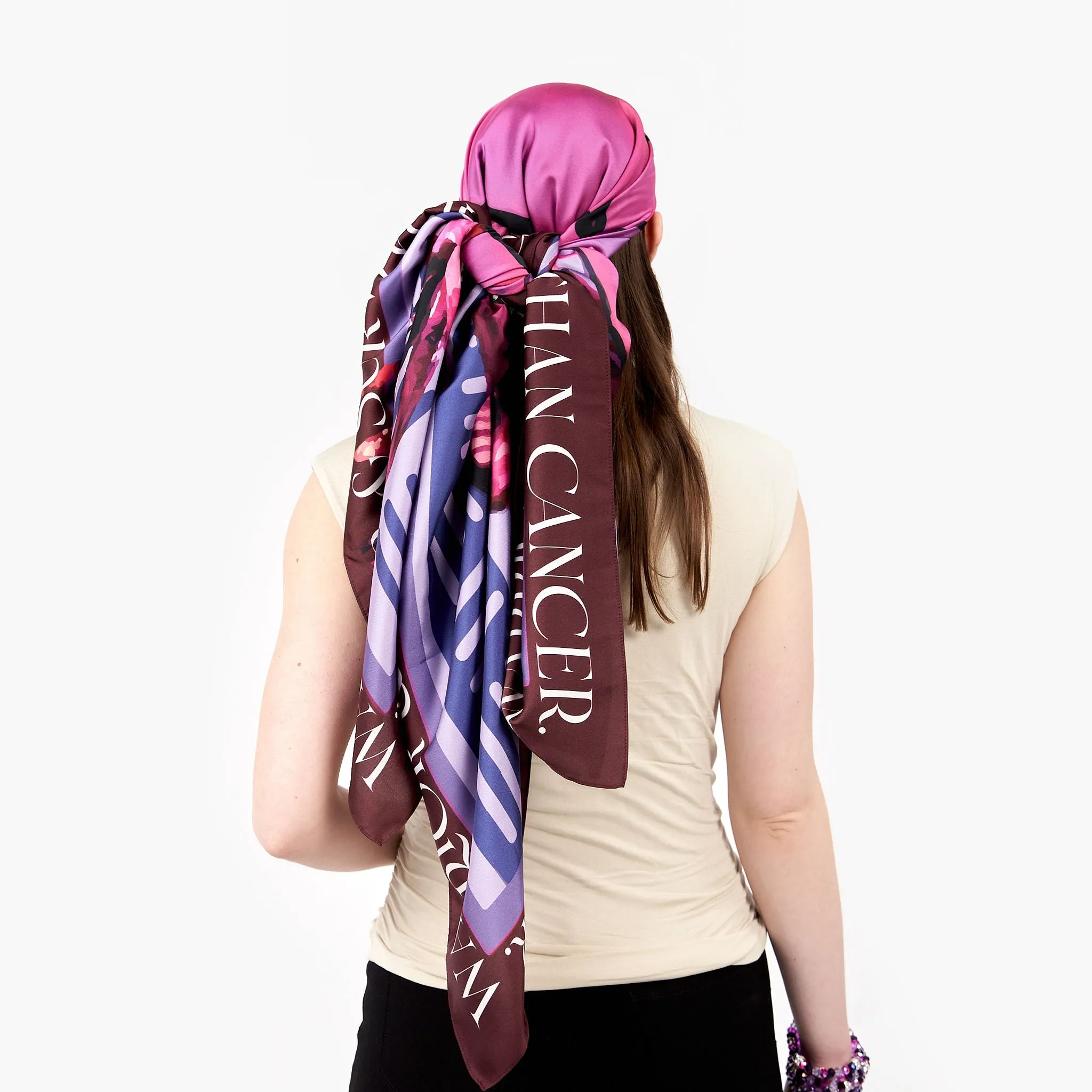 Survivor Silk Blend Oversized  Scarf