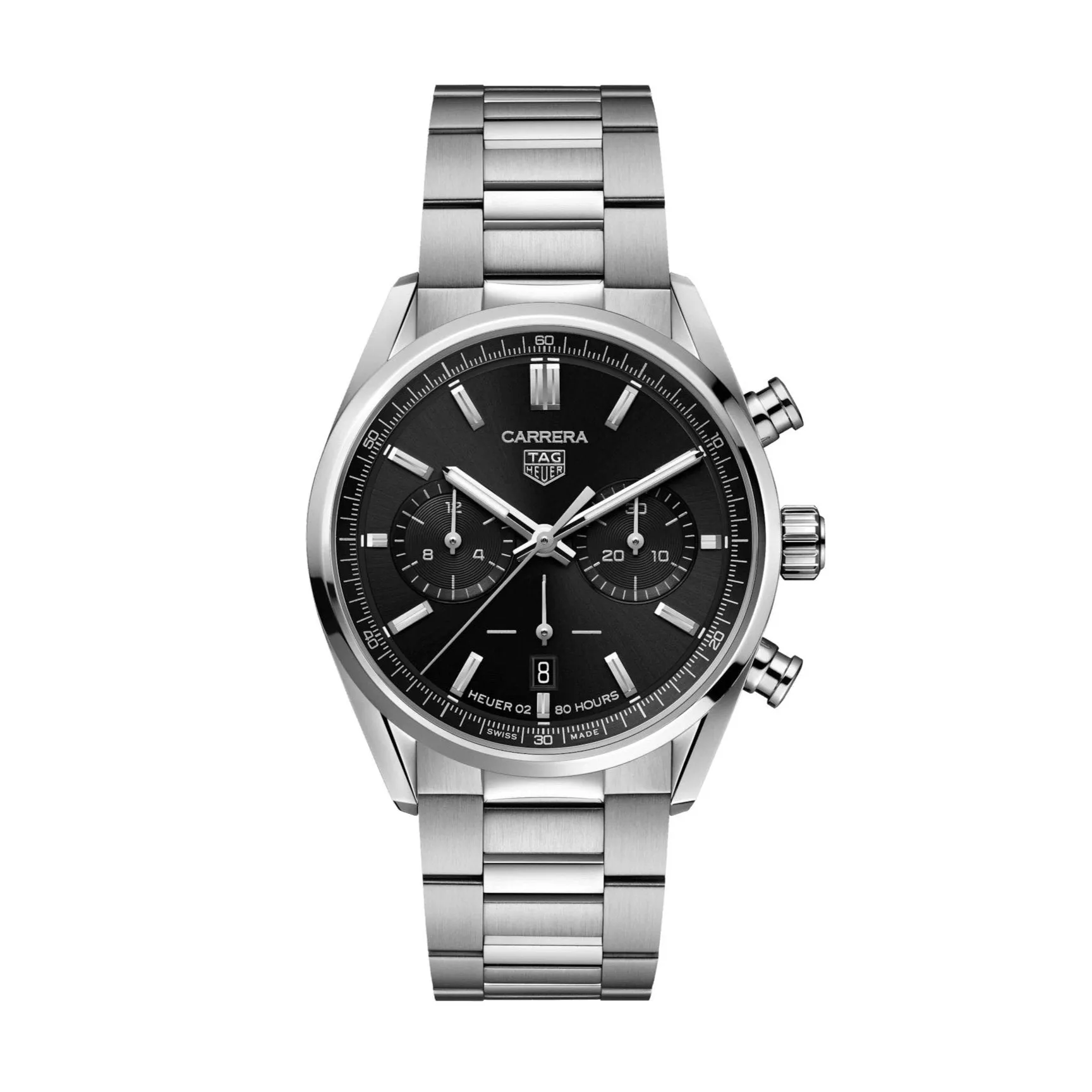 Tag Heuer Carrera Men's Black Chronograph Watch CBN2010.BA0642