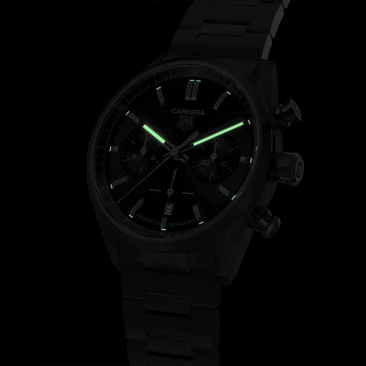 Tag Heuer Carrera Men's Black Chronograph Watch CBN2010.BA0642