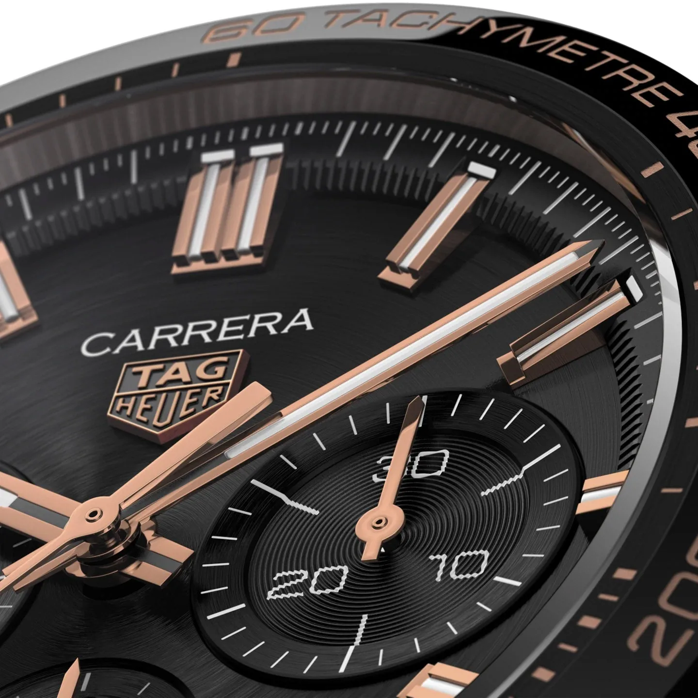 Tag Heuer Carrera Men's Black Chronograph Watch CBN2A5A.FC6481