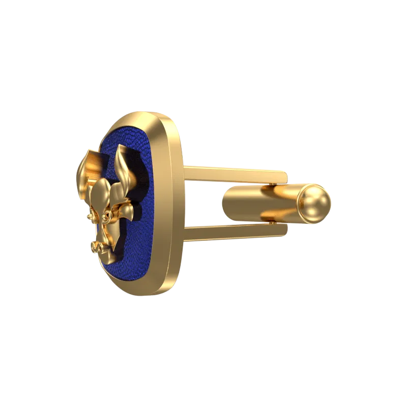 Taurus Zodiac , Constellation Cufflink Set with 18kt Gold & Black Ruthenium Plating on Brass.