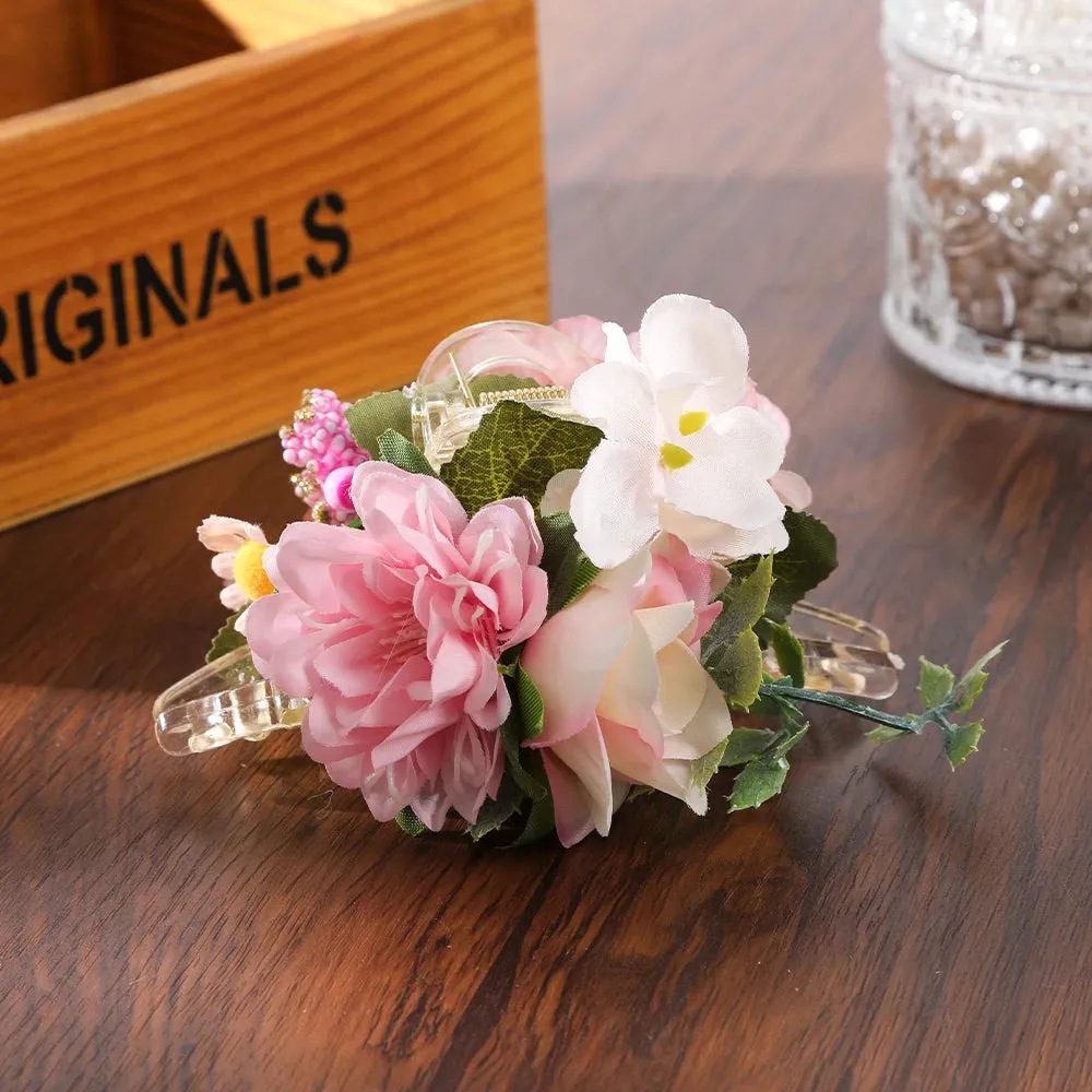 TAVIMART  -  Haimeikang Fashion Berry Flower Hair Claw Hair Clip Claws Romantic Hair Crab Hairpins Women Girls Hair Accessories