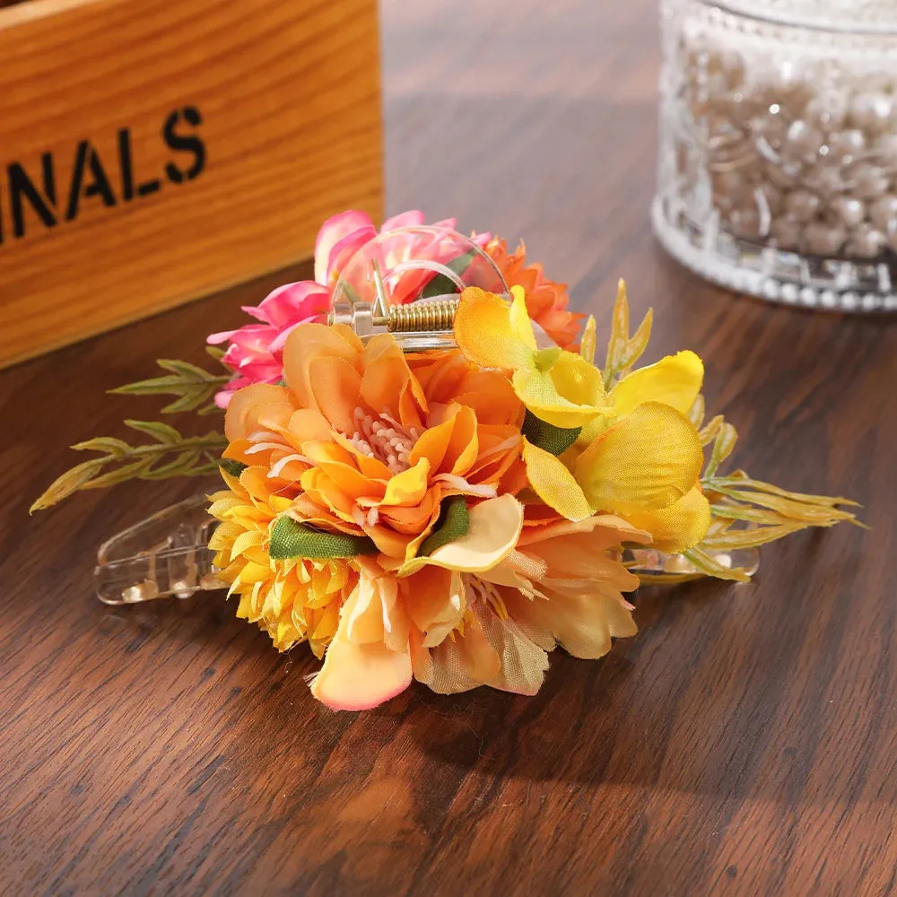 TAVIMART  -  Haimeikang Fashion Berry Flower Hair Claw Hair Clip Claws Romantic Hair Crab Hairpins Women Girls Hair Accessories
