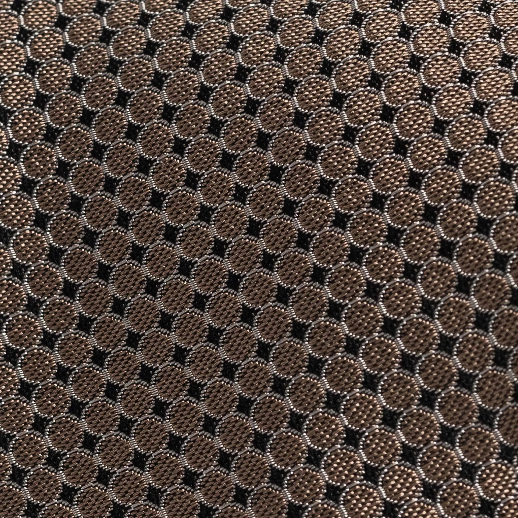 The Brown Santo Silk Cotton Tie