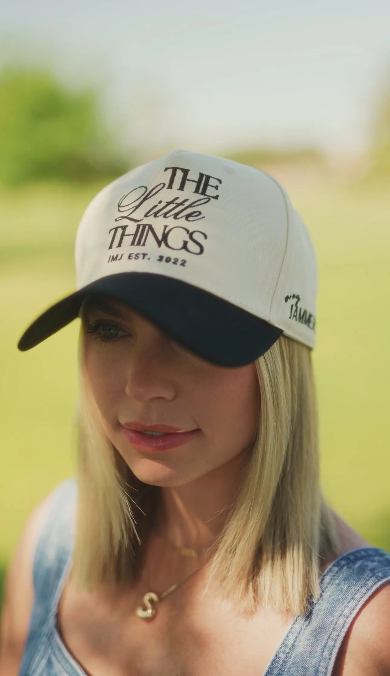 The Little Things Hat - Cream and Black