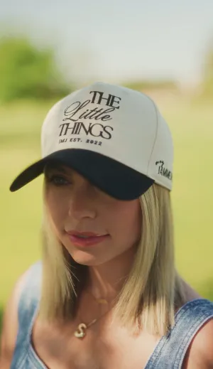 The Little Things Hat - Cream and Black