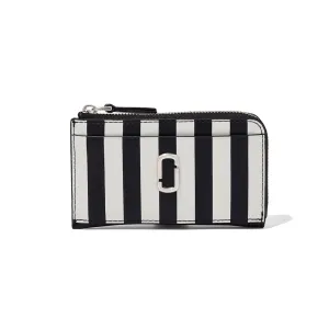 THE STRIPED J MARC TOP ZIP MULTI WALLET