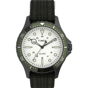 Timex Men 41 mm Size White Dial Analog Watch -TW2T75500