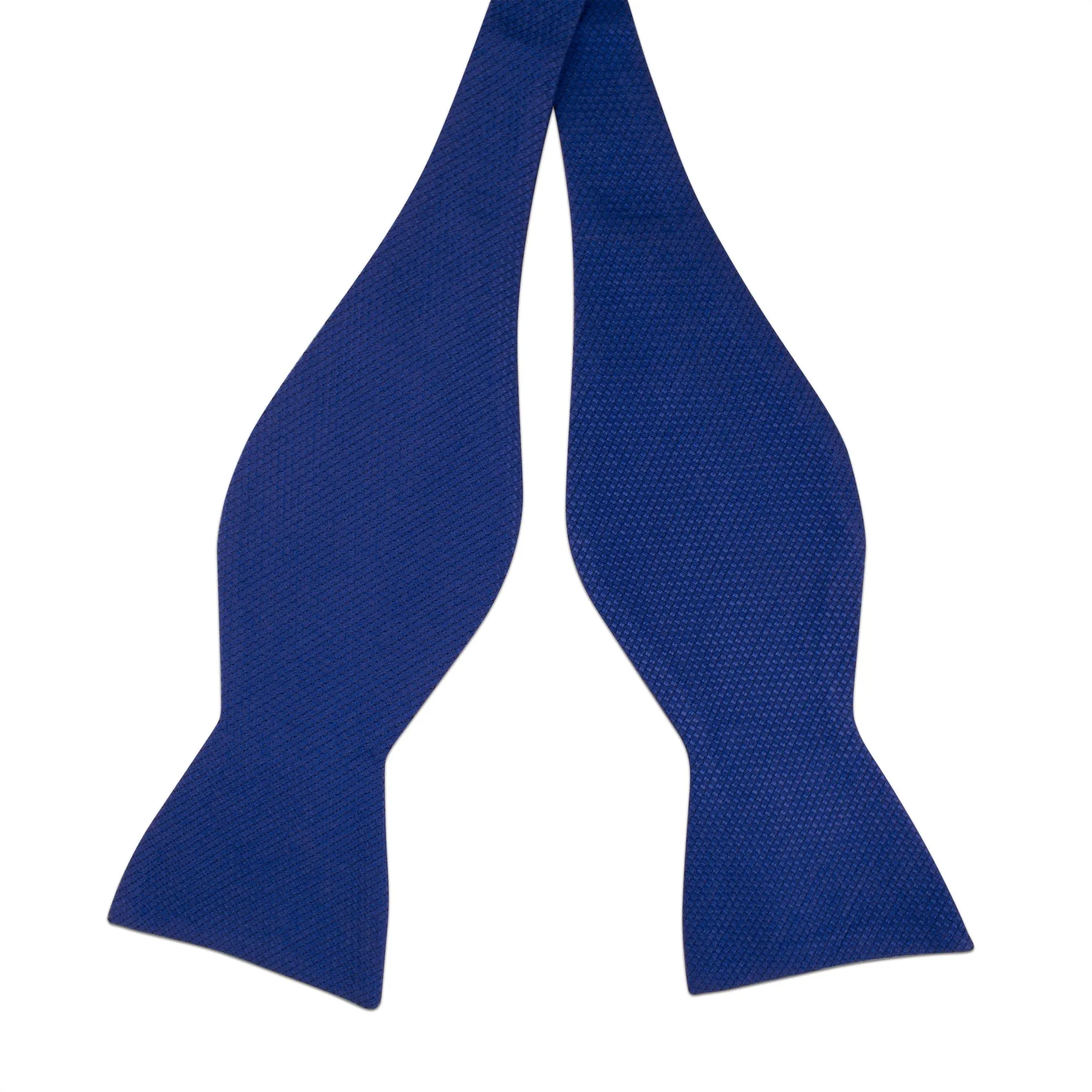 Ultramarine Textured Self Tie and Ready Made Bow Tie