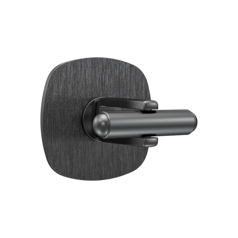 Viking Sword Luxe, Edgy Cufflink Set with CZ Diamonds, 18kt Gold & Black Ruthenium Plating on Brass.