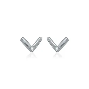 VOW V Diamond Earrings