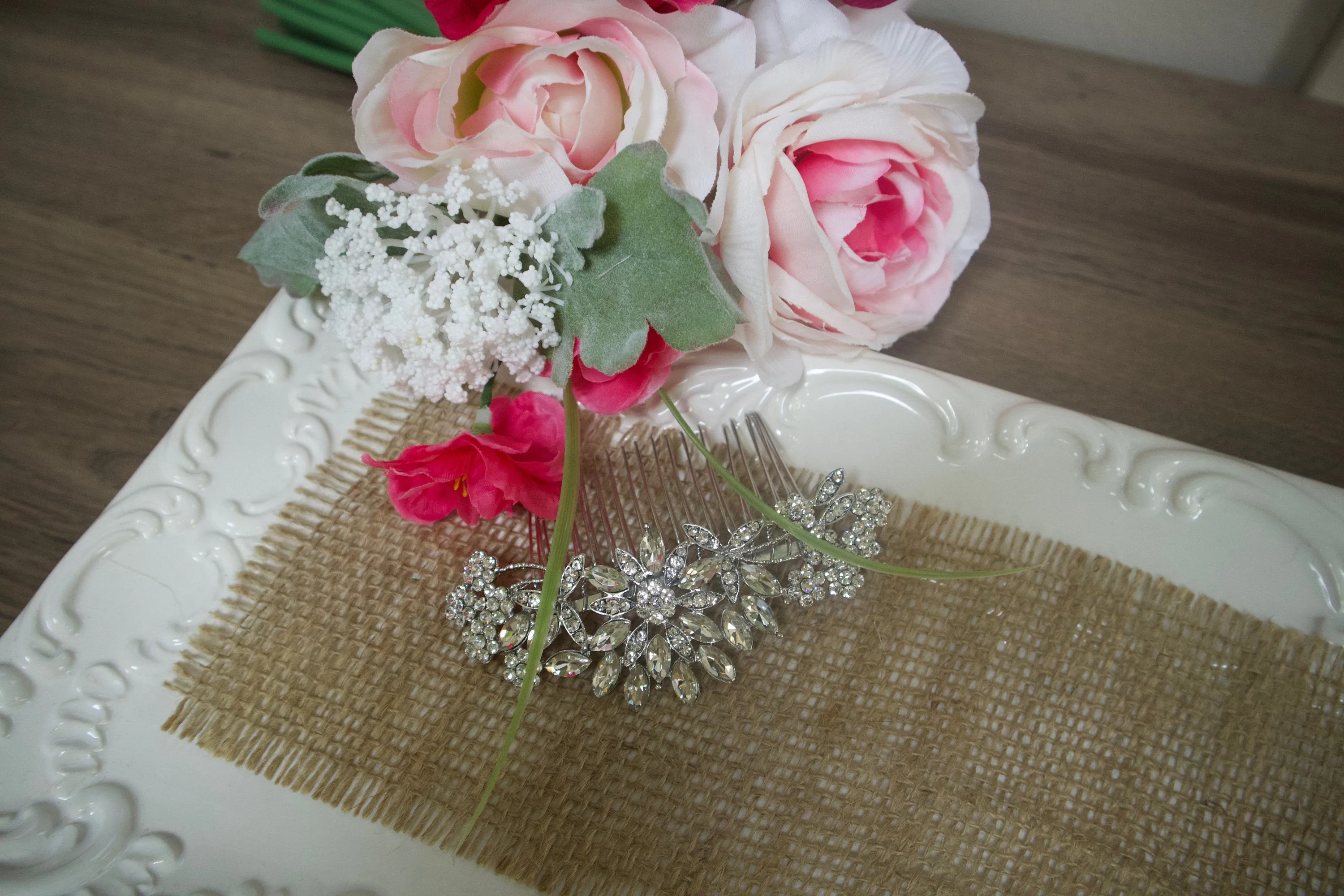 Wedding Hair Comb Crystal Bridal Hair Comb Wedding Hair piece Silver Bridal Hair Accessories Silver Bridal Hair Comb Bridal Hair piece