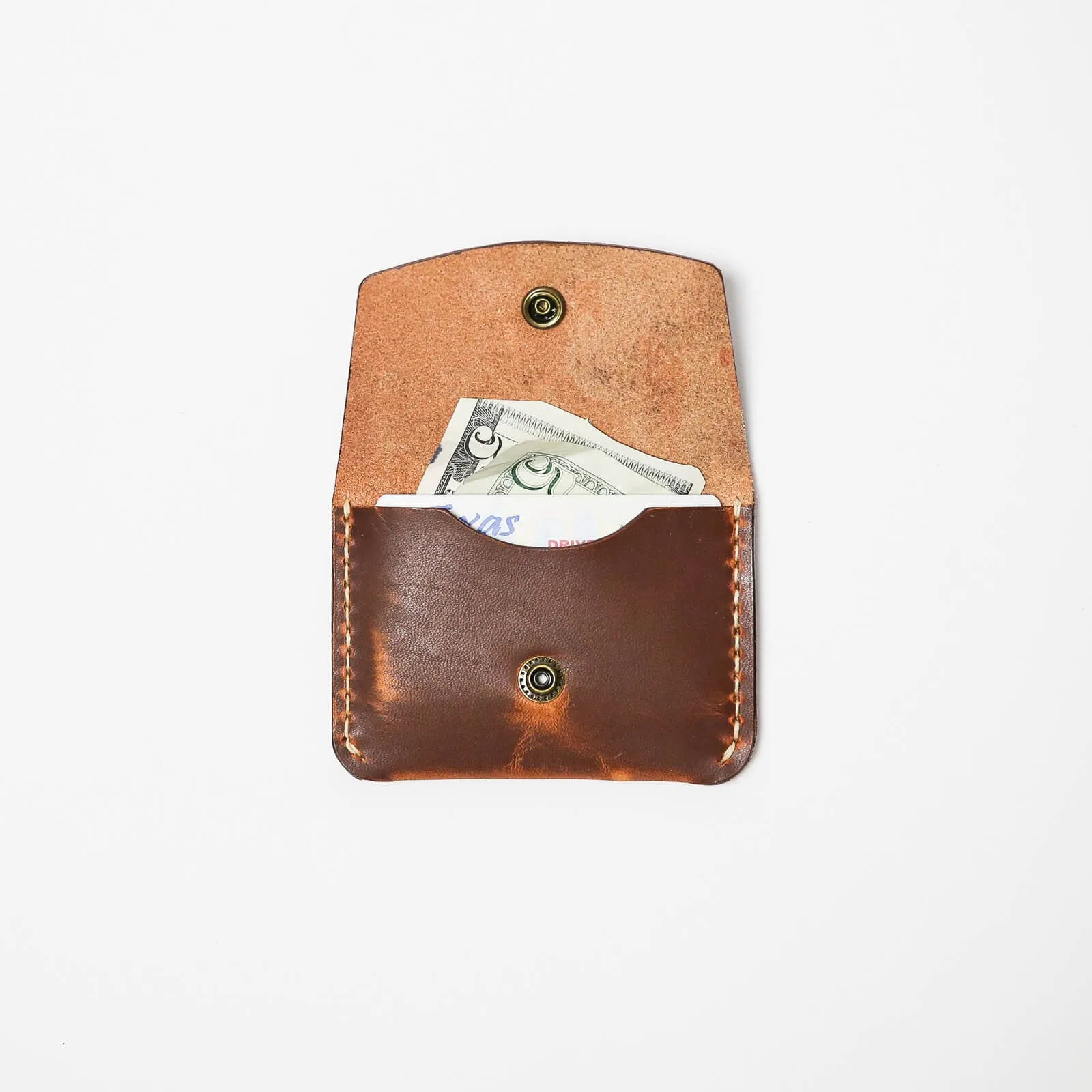 Willey Snap Wallet - Natural Derby