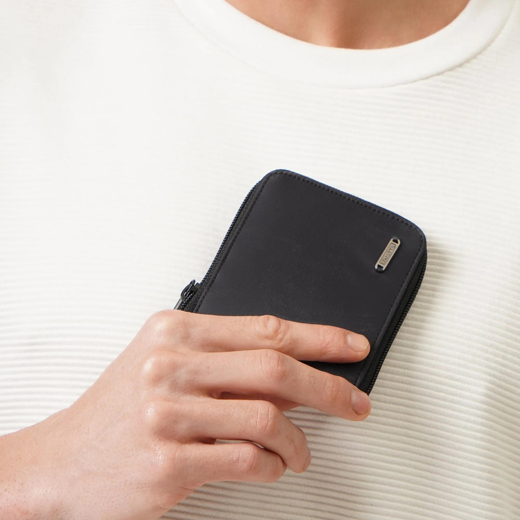 Zipper Bi-Fold Wallet
