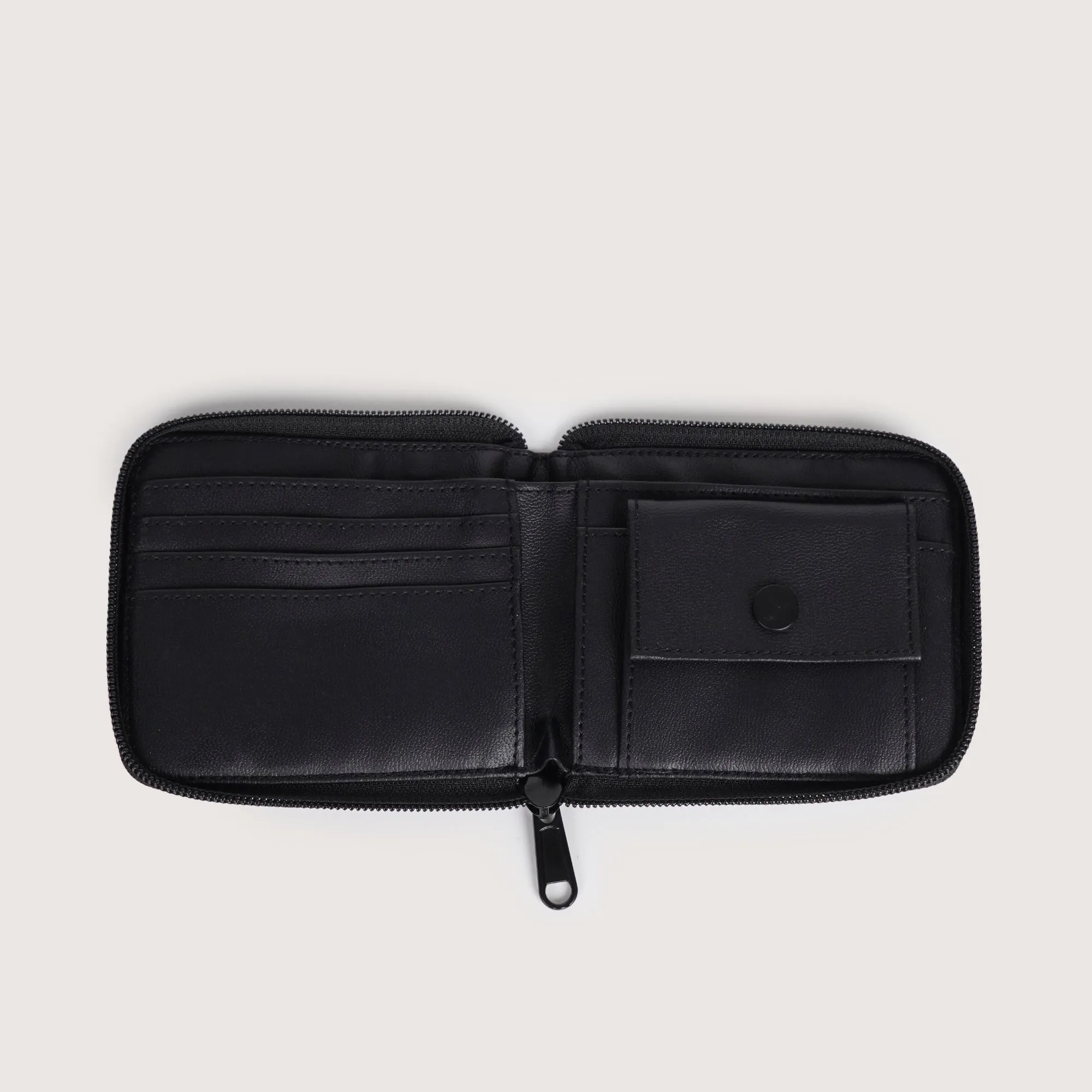 Zipper Bi-Fold Wallet